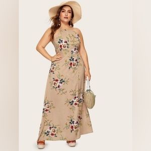 Floral print maxi dress